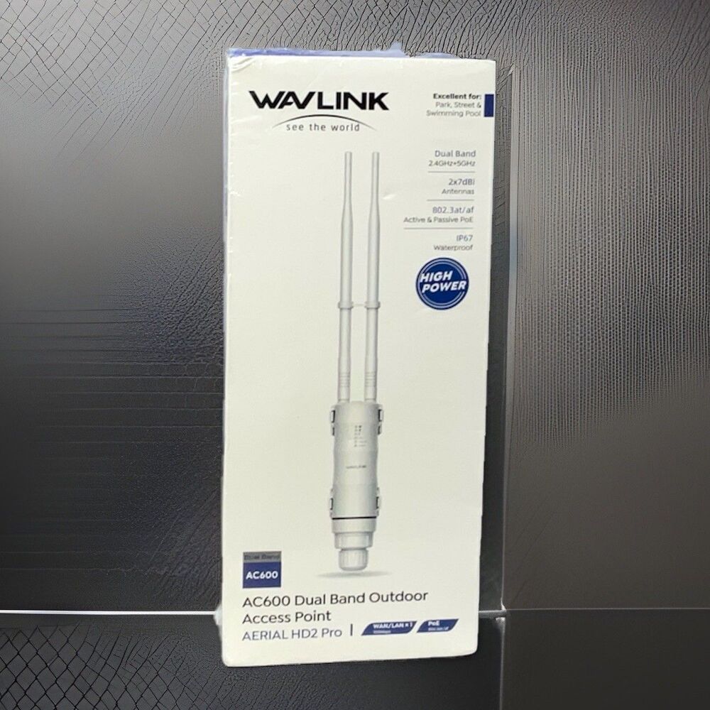 Wavlink AC600 Dual Band Outdoor Access Point Aerial HD2 Pro